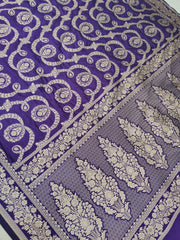 Banarasi Pure Katan Silk Saree Handwoven
