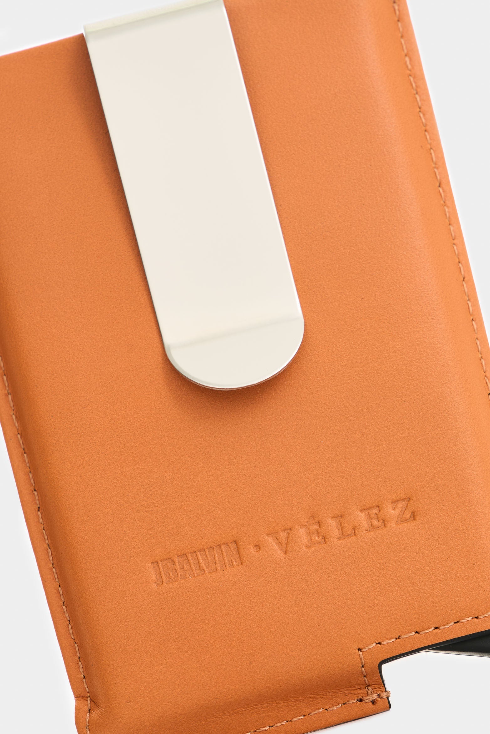 Miniwallet leather document holder for men