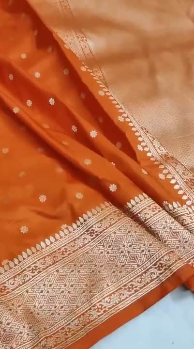 Beautiful Banarasi Handwoven Pure Katan Silk Handloom Saree