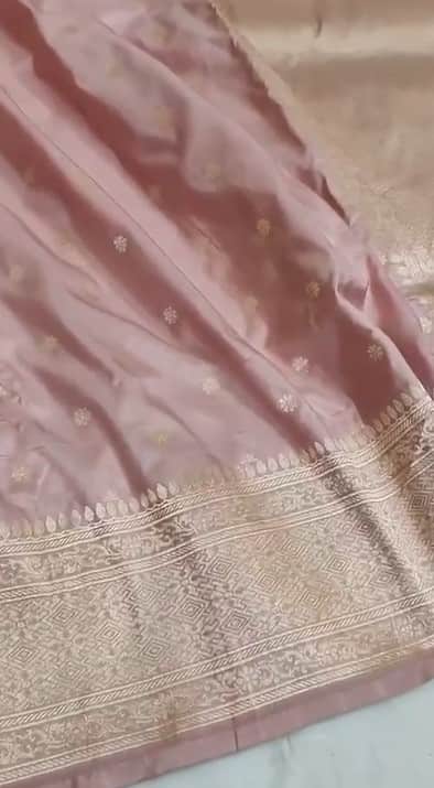 Beautiful Banarasi Handwoven Pure Katan Silk Handloom Saree