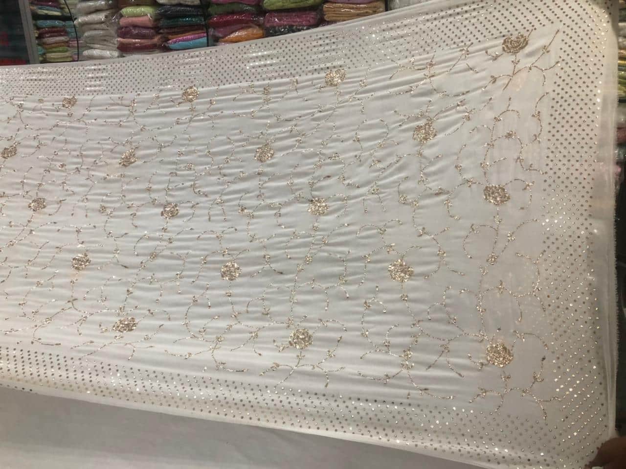 Beautiful Designer Custom Organza Saree