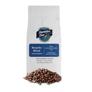 Plantation Blue Bespoke Jamaica Blue Mountain & Hawaiian Kona Coffee Blend, Whole Beans, 16 oz