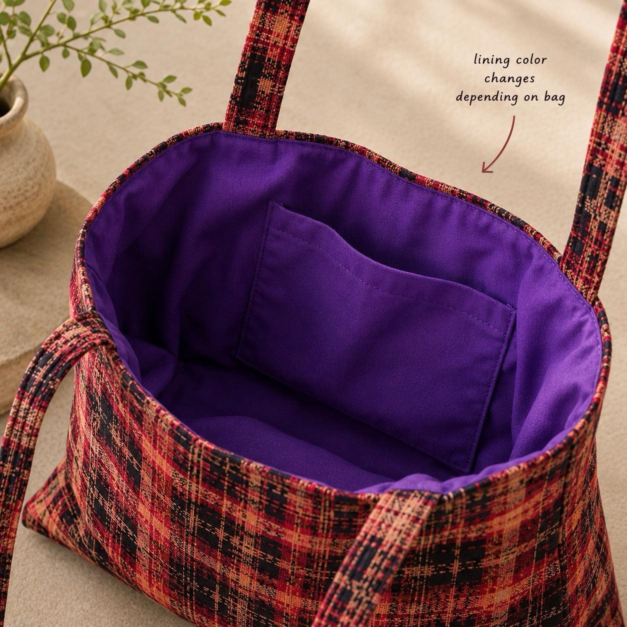 Up-cycled Corte Market Bag - Guatemala