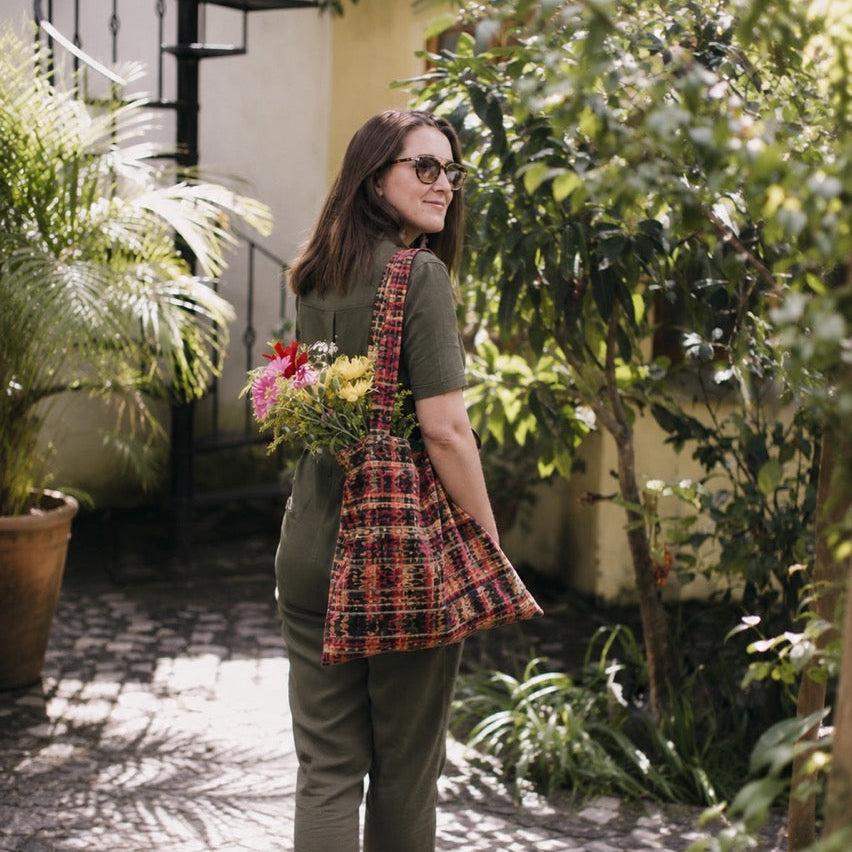 Up-cycled Corte Market Bag - Guatemala