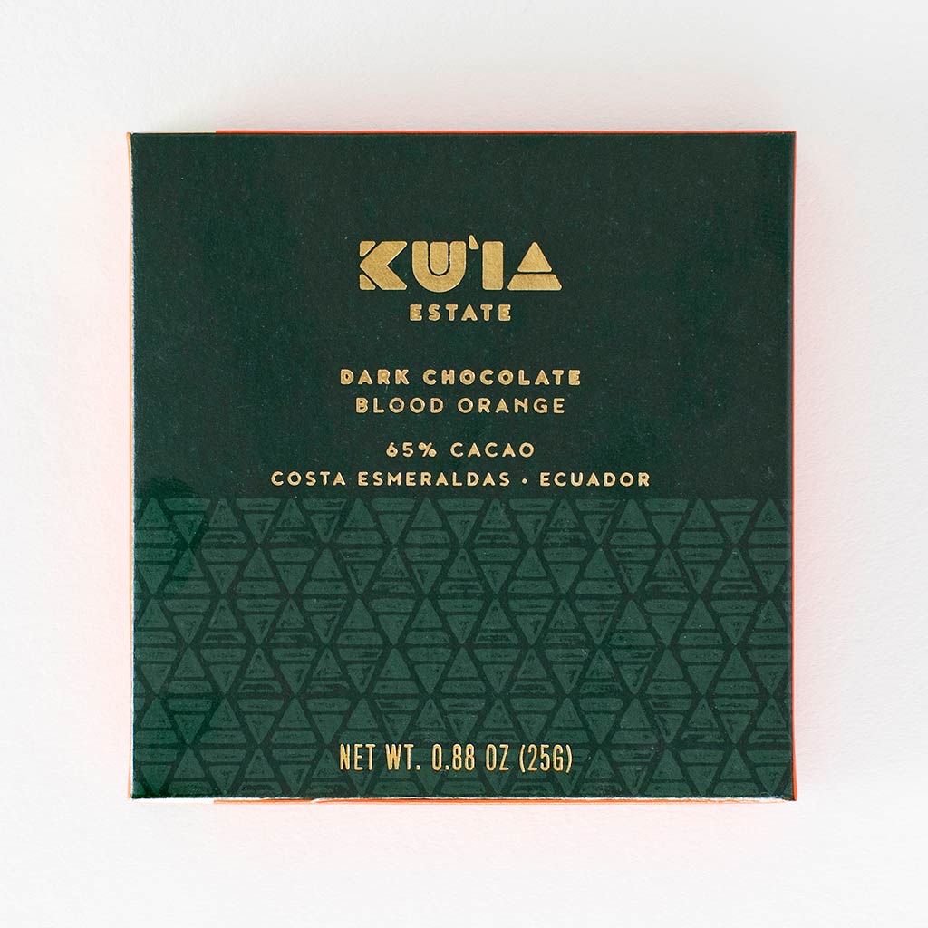 Blood Orange Dark Chocolate Bar