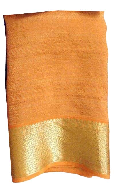 Brocade pattern 100gm Thickness Mysoree Silk Saree