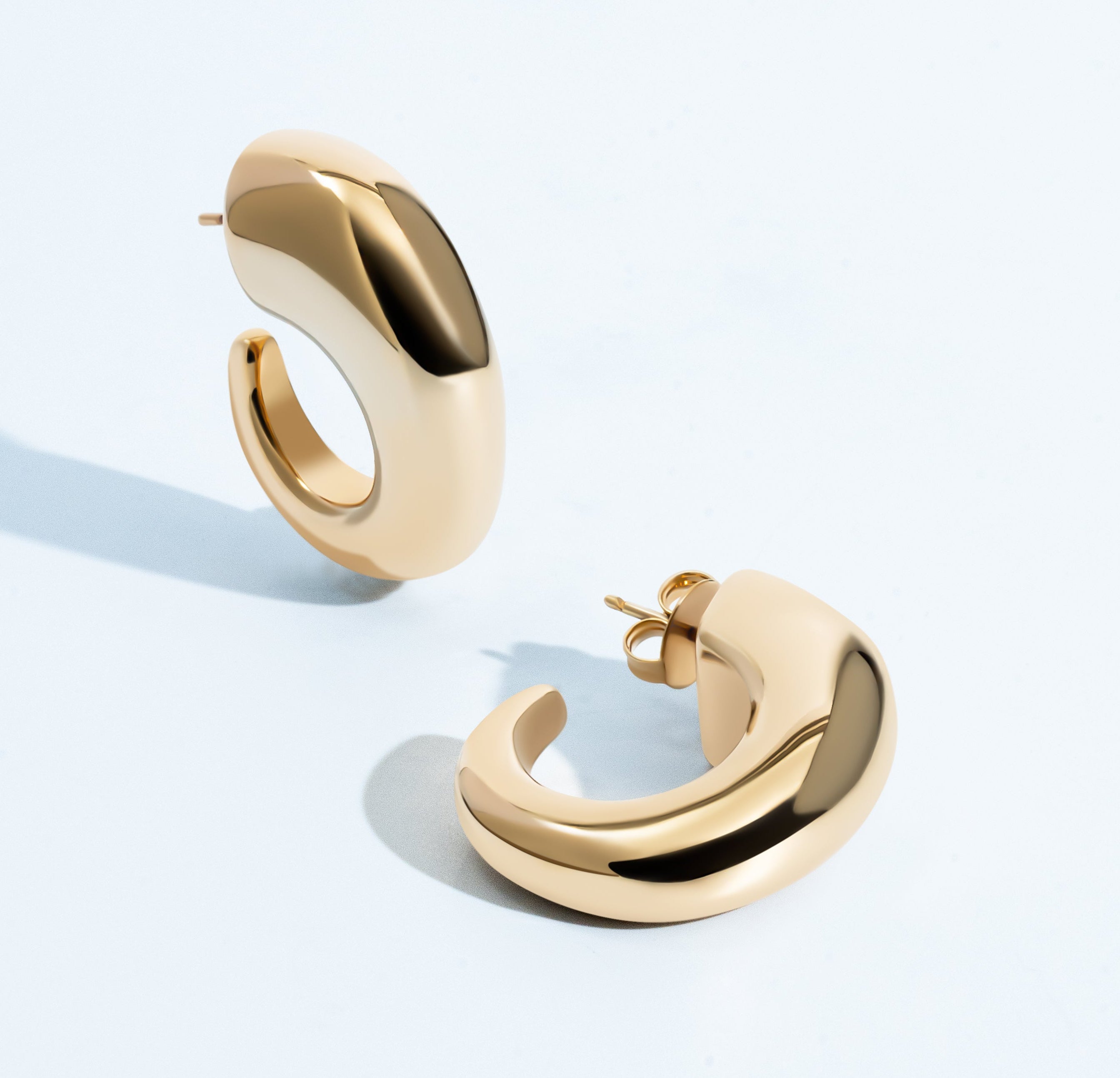 Camila Gold Open Hoops