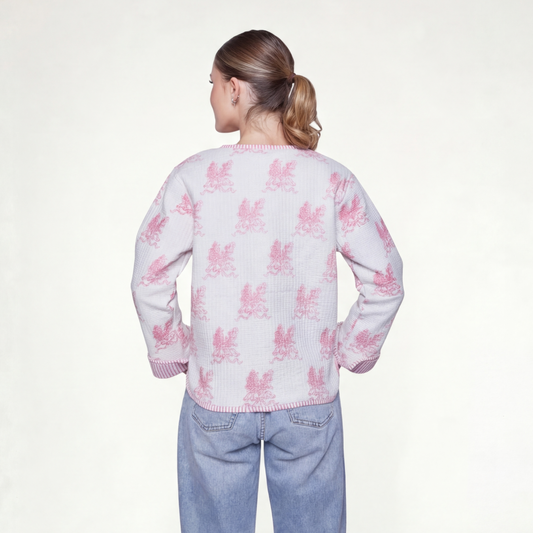 CHAMARRA DOBLE VISTA TOULOUSE ROSE