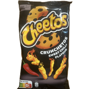 Cheetos Crunchetos Sweet Chili – Crunchy Chili-Flavoured Corn Snacks 70 g Bag (Finland)