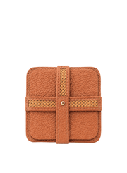 Woven Square Coasters  (Set of 4 with Holder)