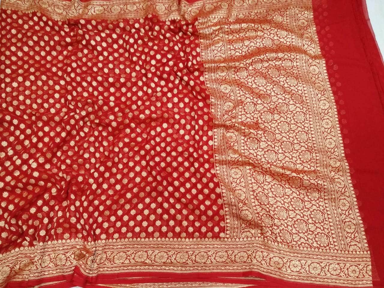 Designer Banarasi  Georgette Chiffon - Silk Saree