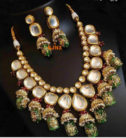 Designer Onyx Kundan Set