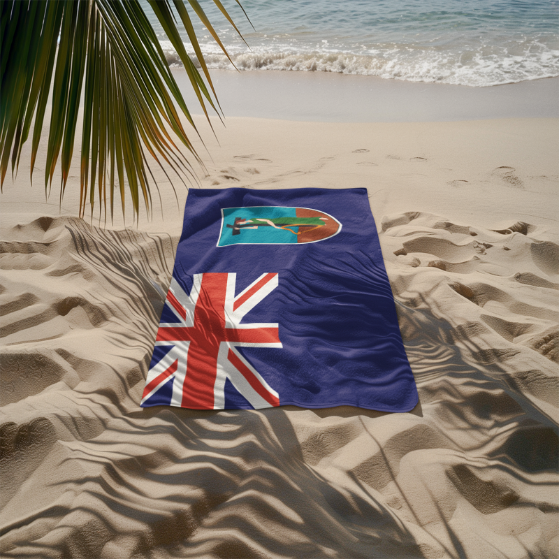 Montserrat Flag Beach Towel