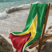 Guyana Flag Beach Towel