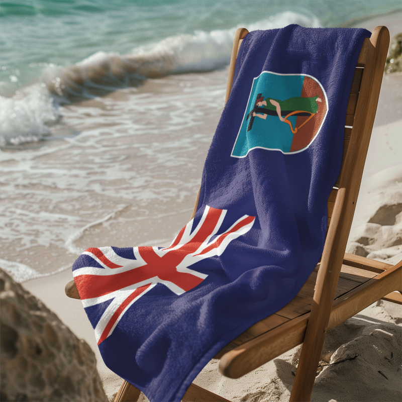 Montserrat Flag Beach Towel
