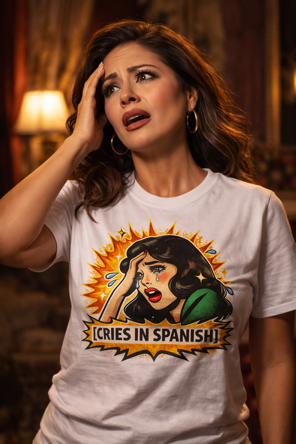 Telenovela Cries in Spanish T-shirt | Heavy Cotton | 5 Colors