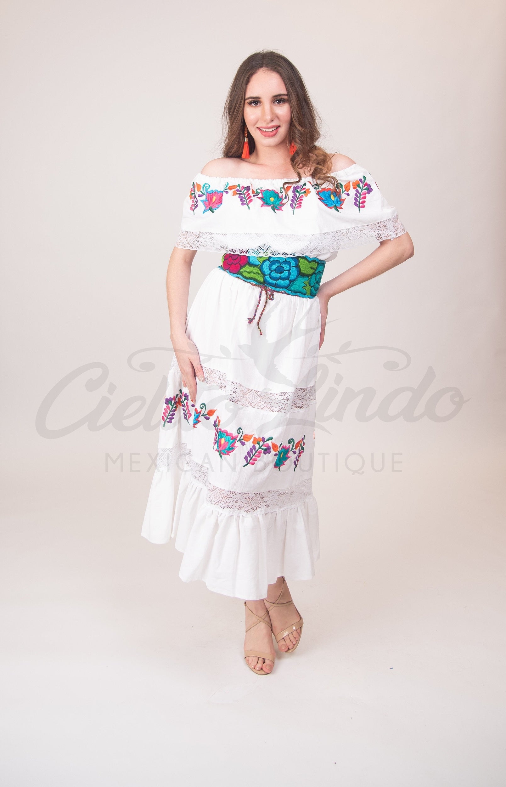 Off the Shoulder Victoria Dress White