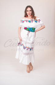 Off the Shoulder Victoria Dress White