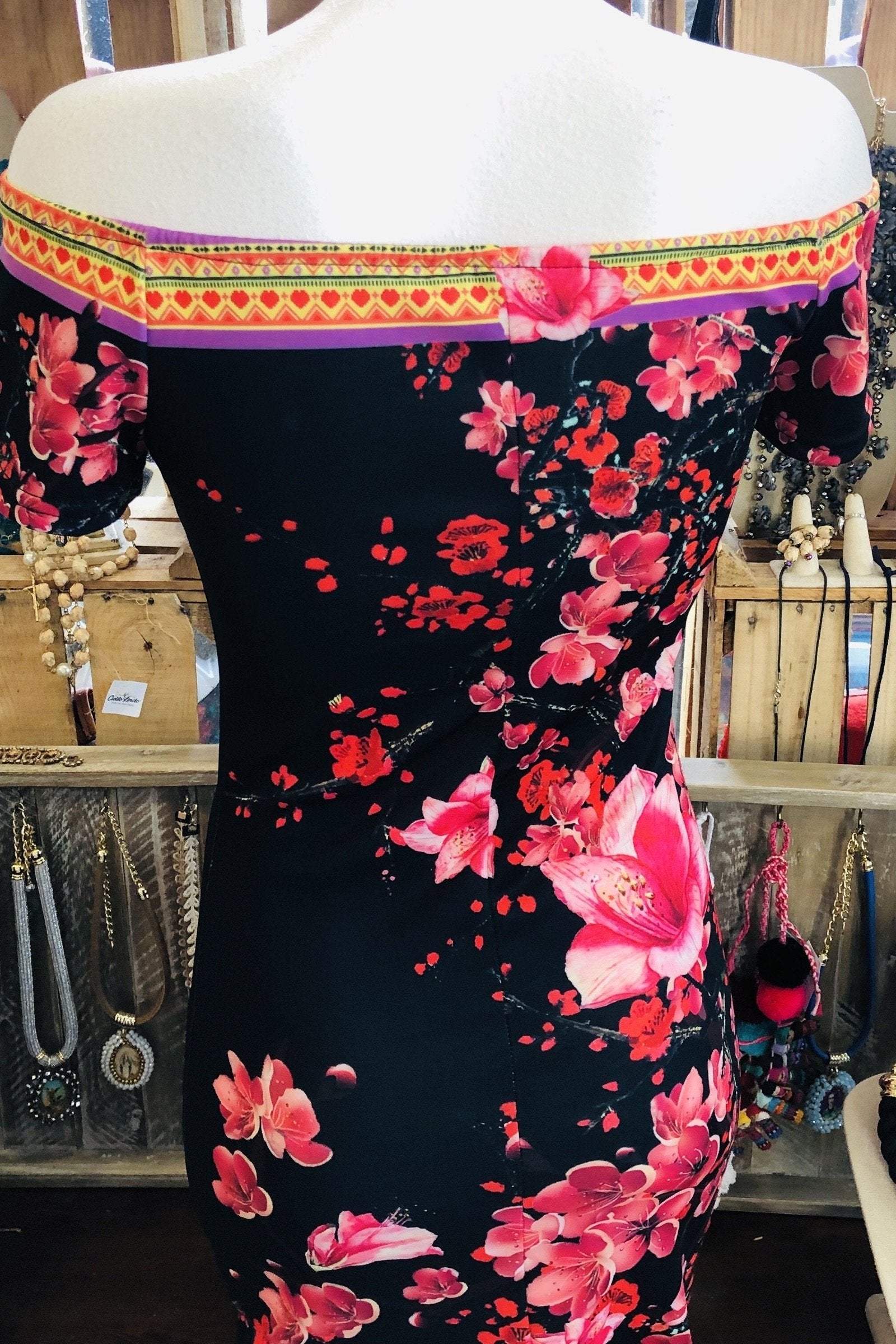Xochitl Bodycon Printed Dress