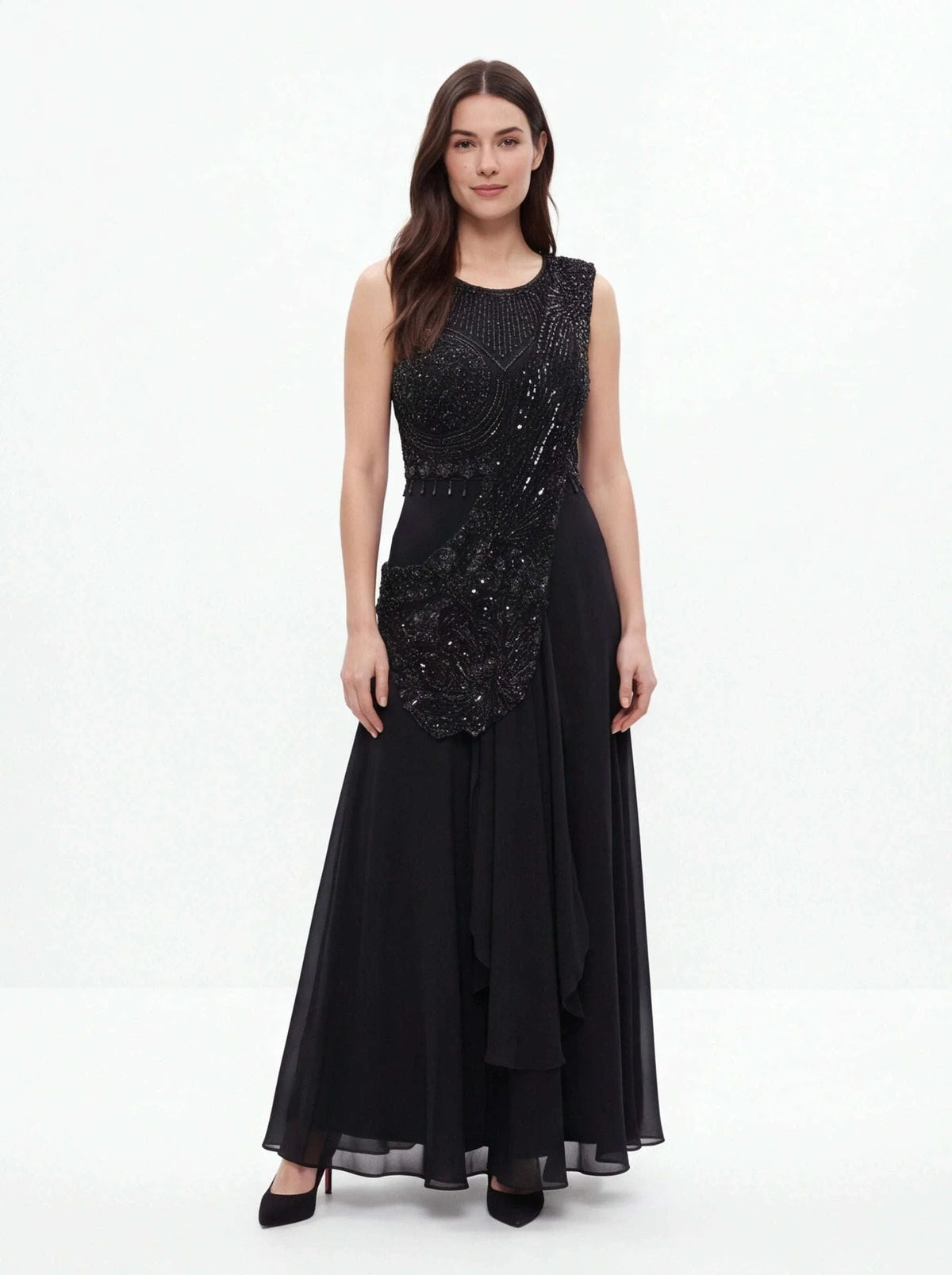Readymade saree BLACK SPECIAL