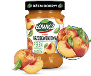 Lowicz Jam Peach (Brzoskwiniowy) 450g