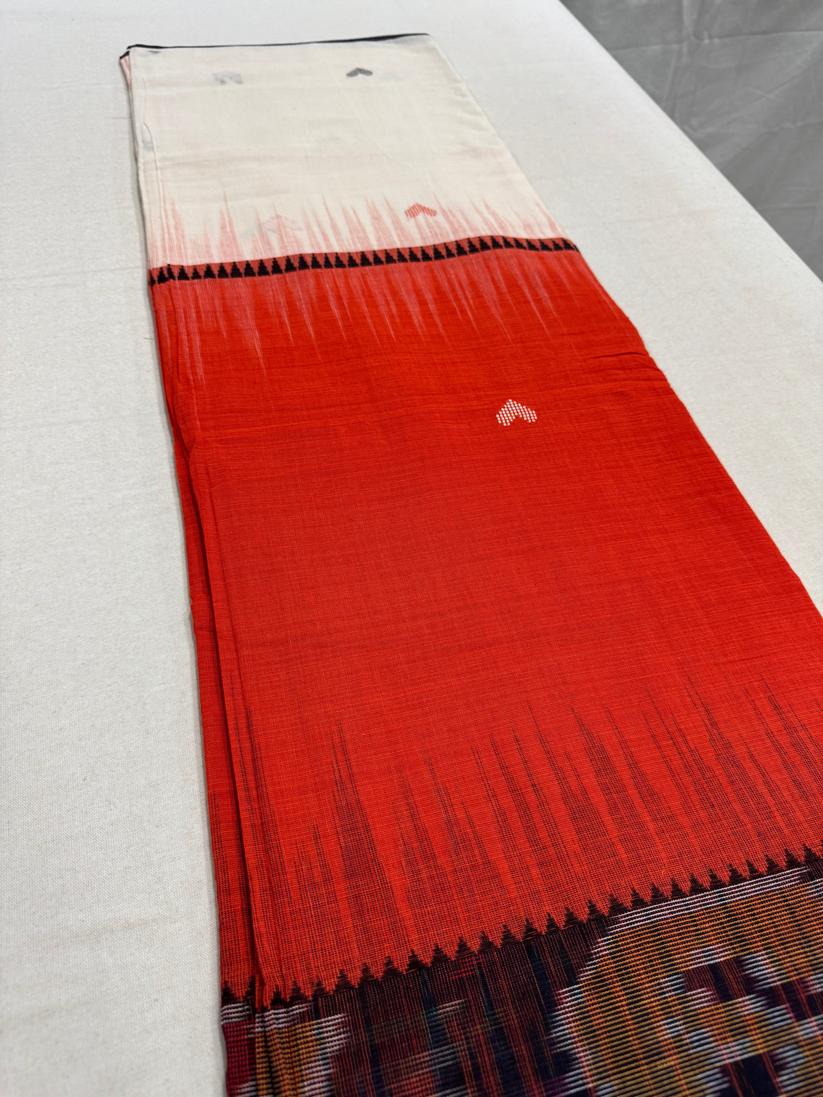 Dhriti : Dhaniakhali Soft Cotton Saree with Kotki Border