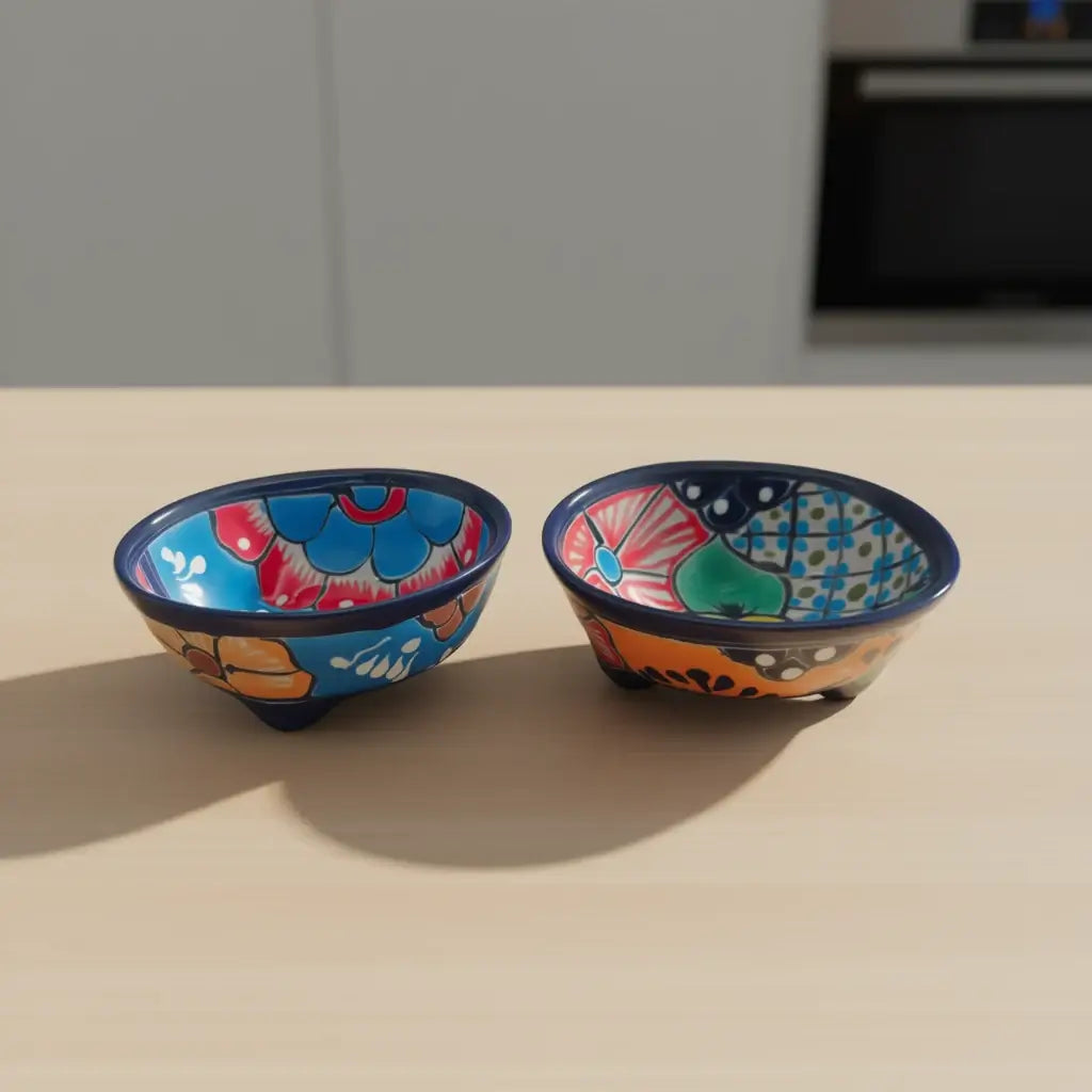 Talavera Ceramic Salsa Bowl | Handcrafted Mexican Dish