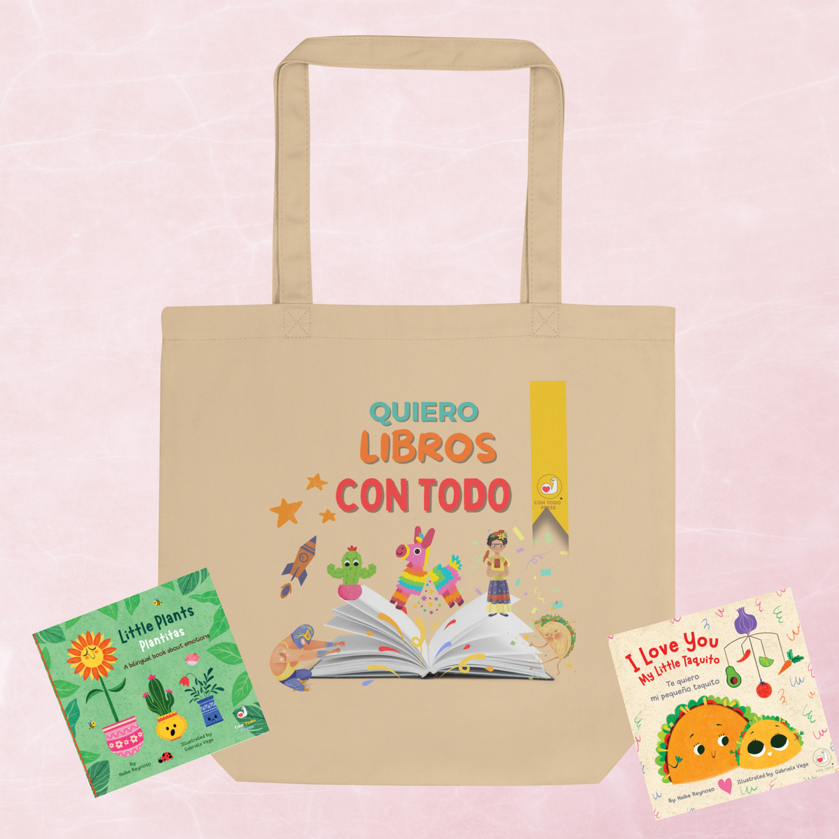 Tote Bag! Quiero Mis Libros Con Todo