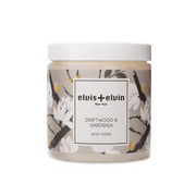 elvis+elvin Driftwood & Gardenia Blend Body Scrub with Dead Sea Salt 300ml