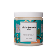 elvis+elvin Peach & Violet Body Scrub with Dead Sea Salt 300ml