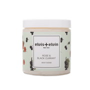 elvis+elvin Rose & Black Currant Body Scrub with Dead Sea Salt 300ml