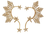 Filipino Sun and Stars Ear Cuff - Gold