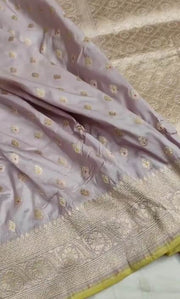 Exclusive Banarasi Pure Katan Silk with Goldenzari Work Meenakari Weaved Saree