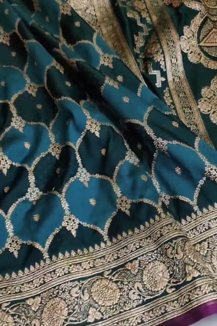 Exclusive Banarasi Rangkaat Mashru Silk Saree