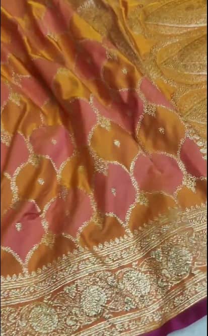 Exclusive Banarasi Rangkaat Mashru Silk Saree