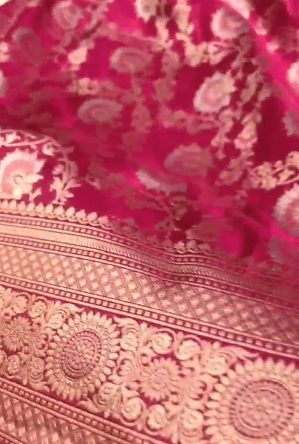Exclusive Pure Banarasi Soft Meenakari Weaving Katan Silk Saree