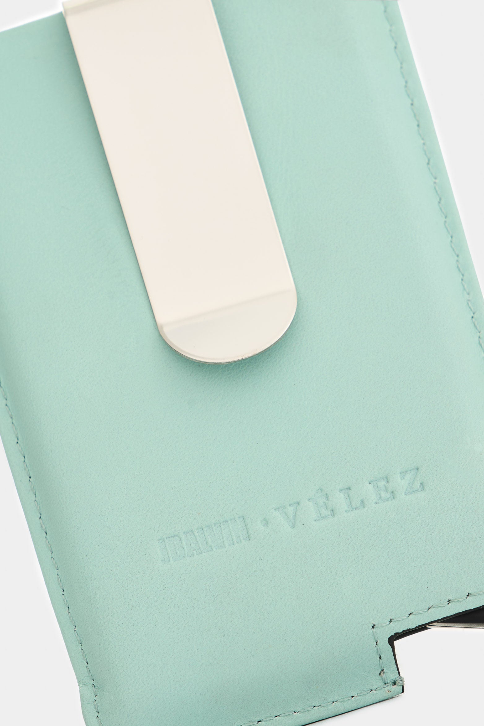 Miniwallet leather document holder for men