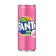 Fanta Lychee – Refreshing Lychee Flavored Soda 320mL Can (Malaysia)