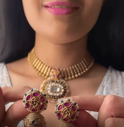 Fashion Vibes Presents Beautiful Antique Multicolor Necklace Set