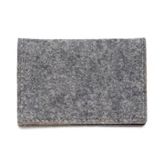 Felt and Leather Bifold Wallet