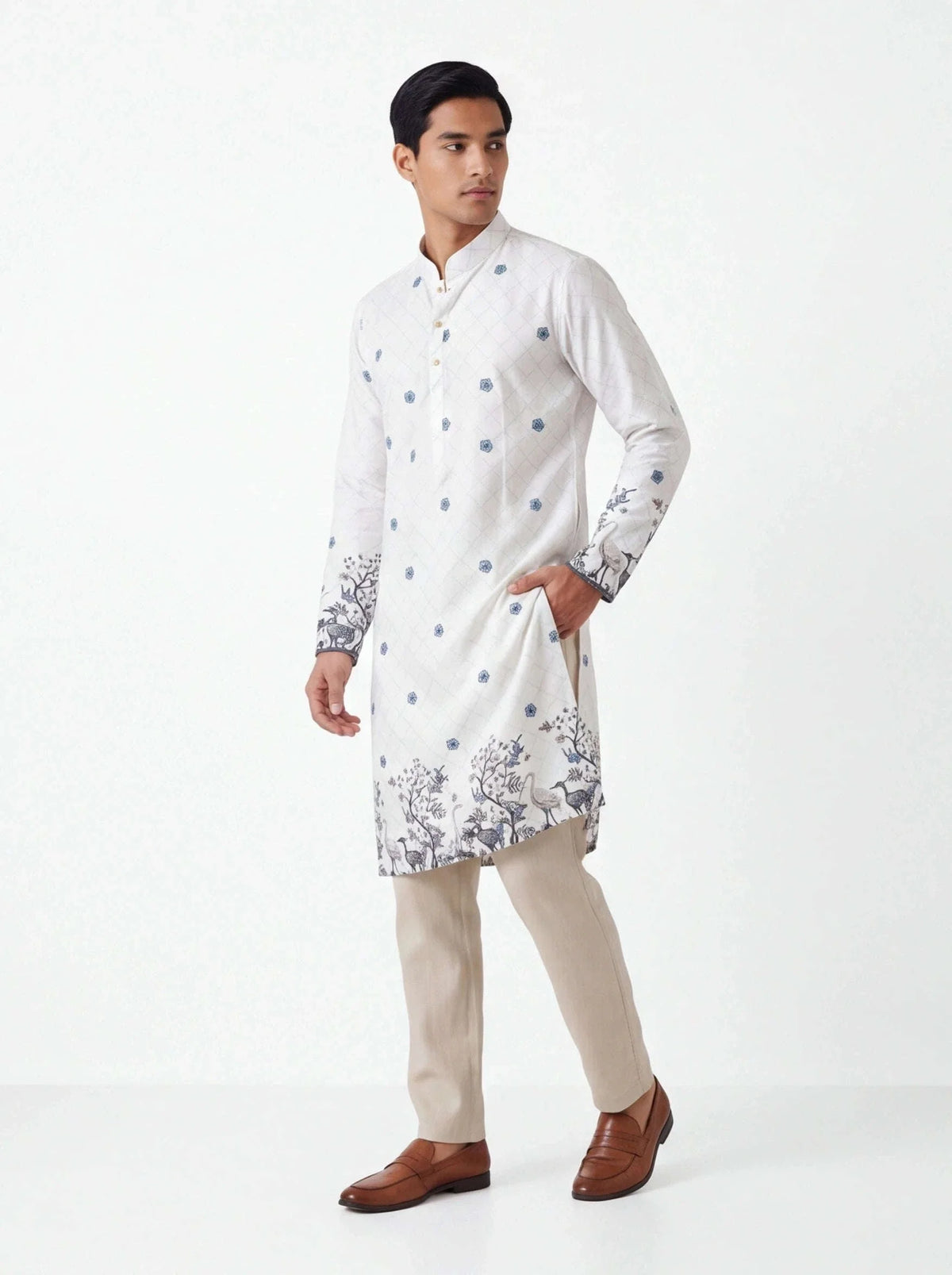 Rayon digital print Kurta