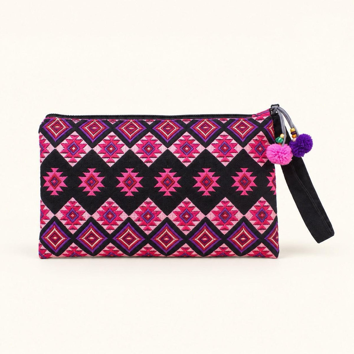 Sarita Hmong Embroidered Wristlet - Thailand