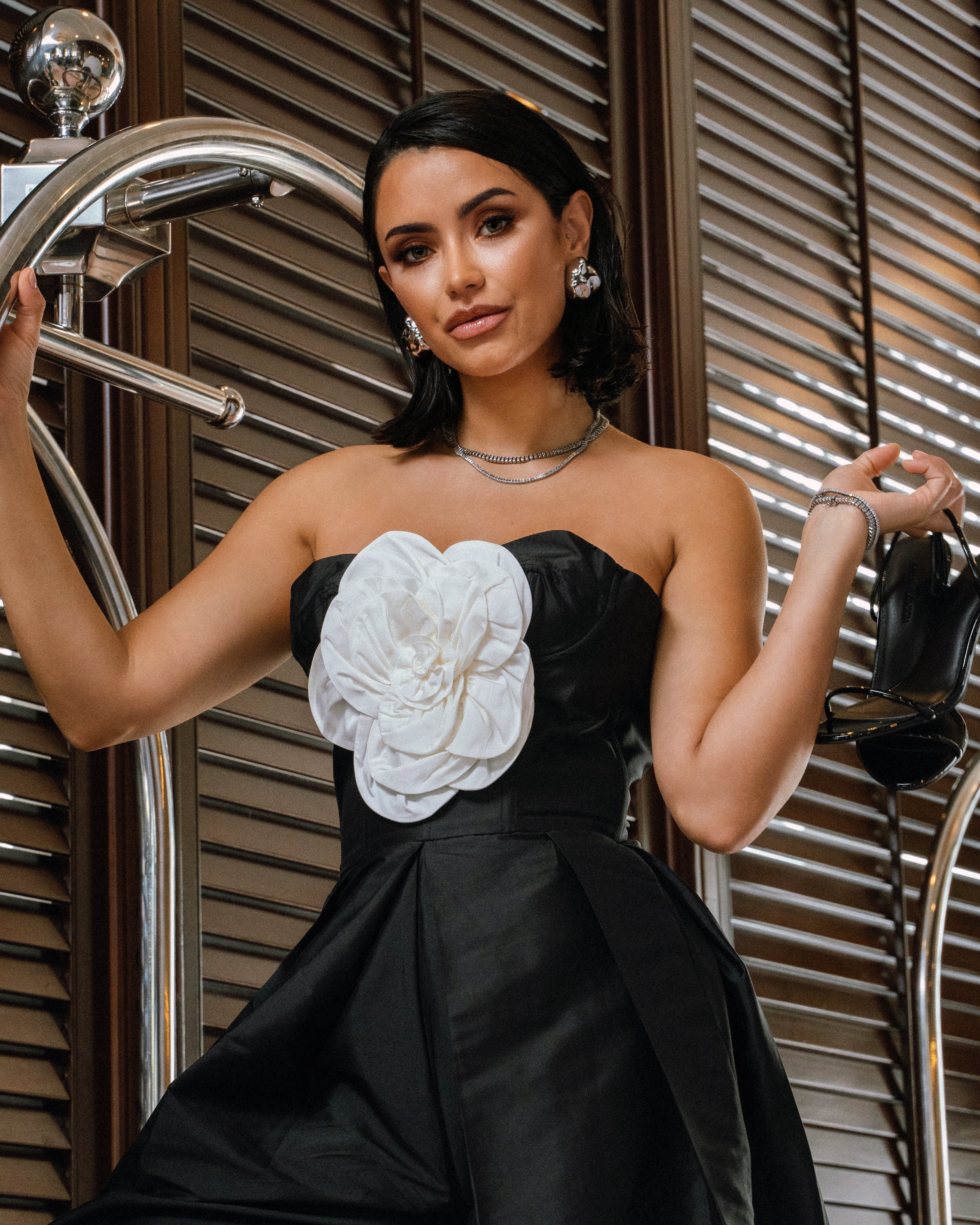 Giselle Dented Dome Earrings