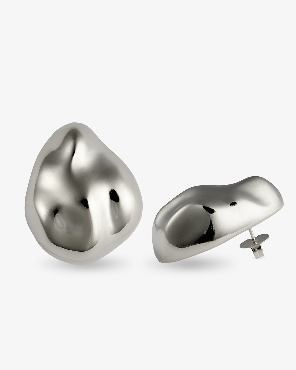 Giselle Dented Dome Earrings