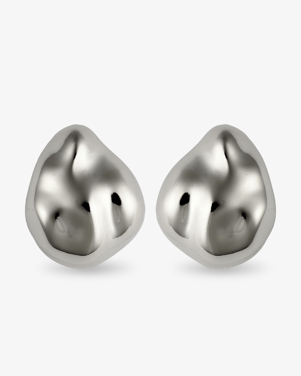 Giselle Dented Dome Earrings