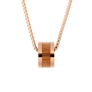Gum Burl Classic Barrel - Rose Gold