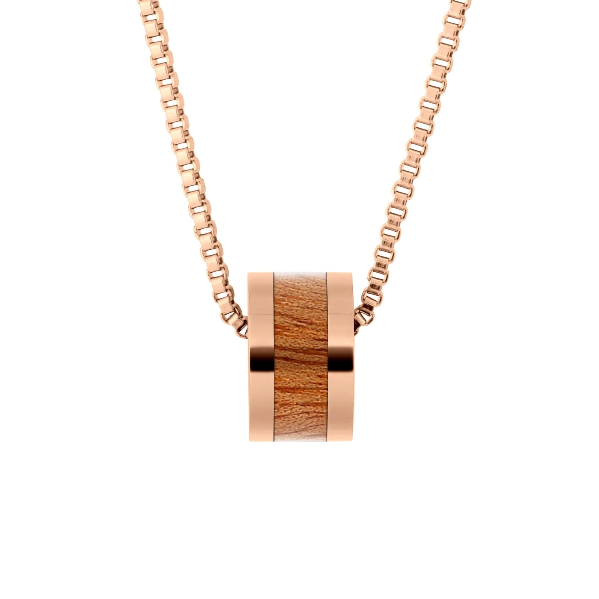 Gum Burl Classic Barrel - Rose Gold