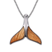 Gum Burl Whale Tail Necklace