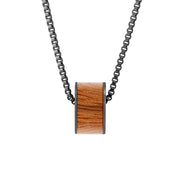 Gum Burl Wide Barrel - Gunmetal