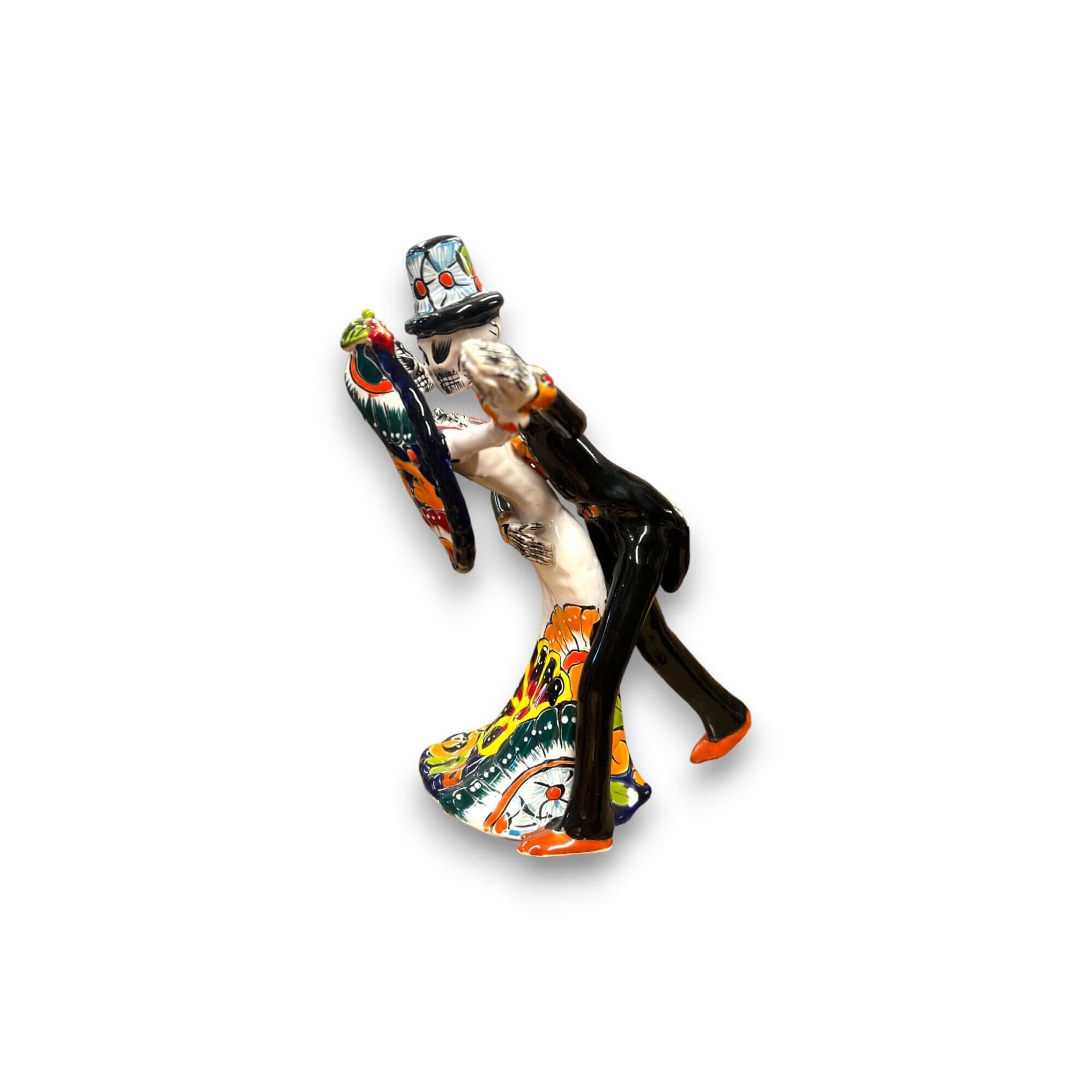 Handcrafted Talavera Cake Topper | Unique Hand-Painted Wedding Art